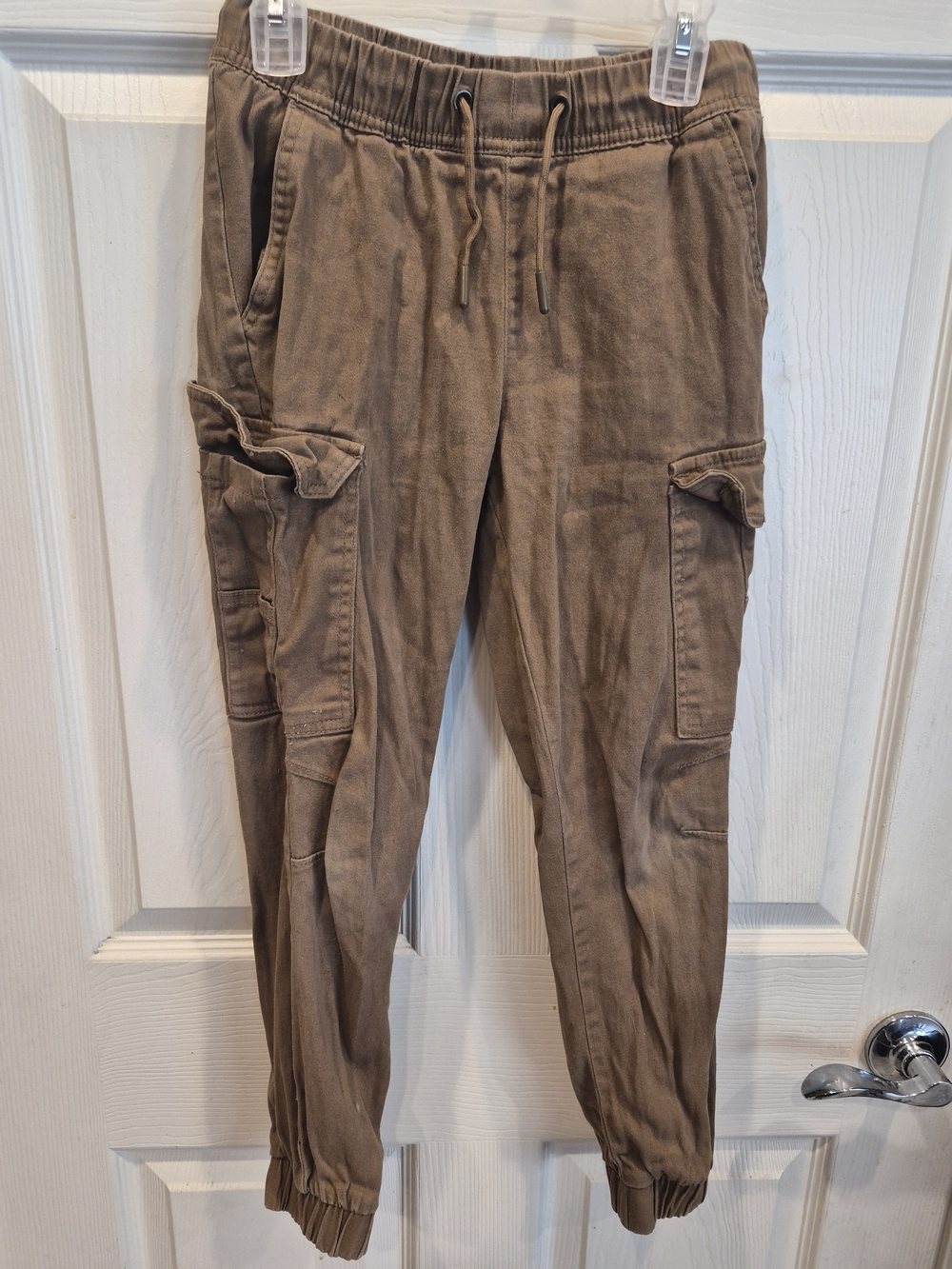 5/25 Boy's Brown Cargo Jogger Pants - Casual Utility Style